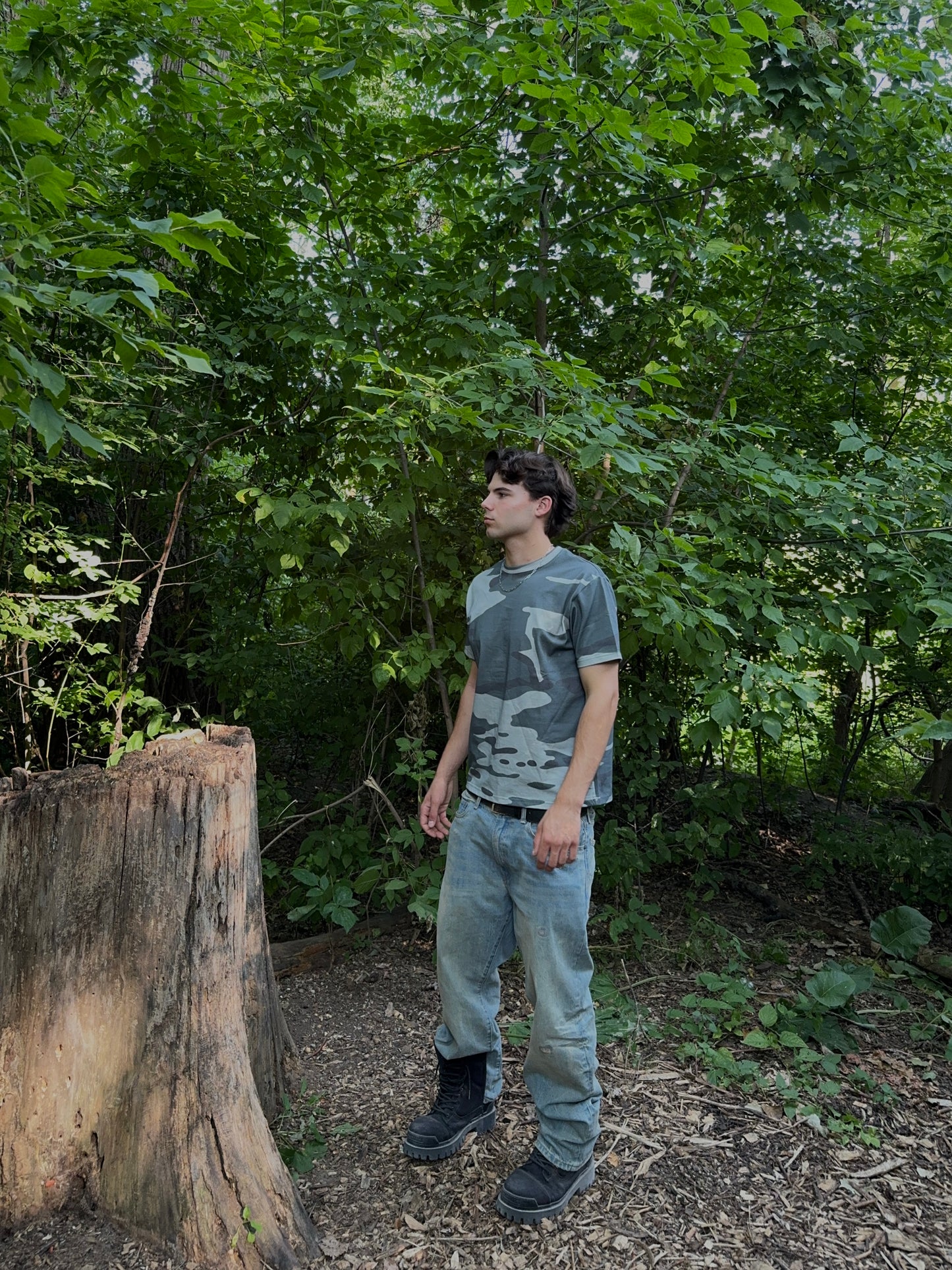 Slim fit t-shirt Camo