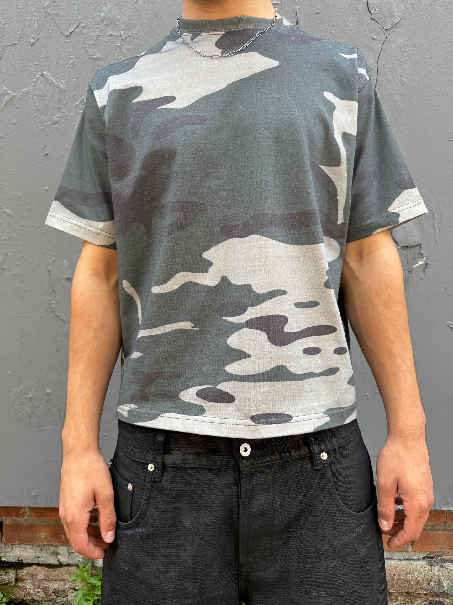 Crop t-shirt Camo