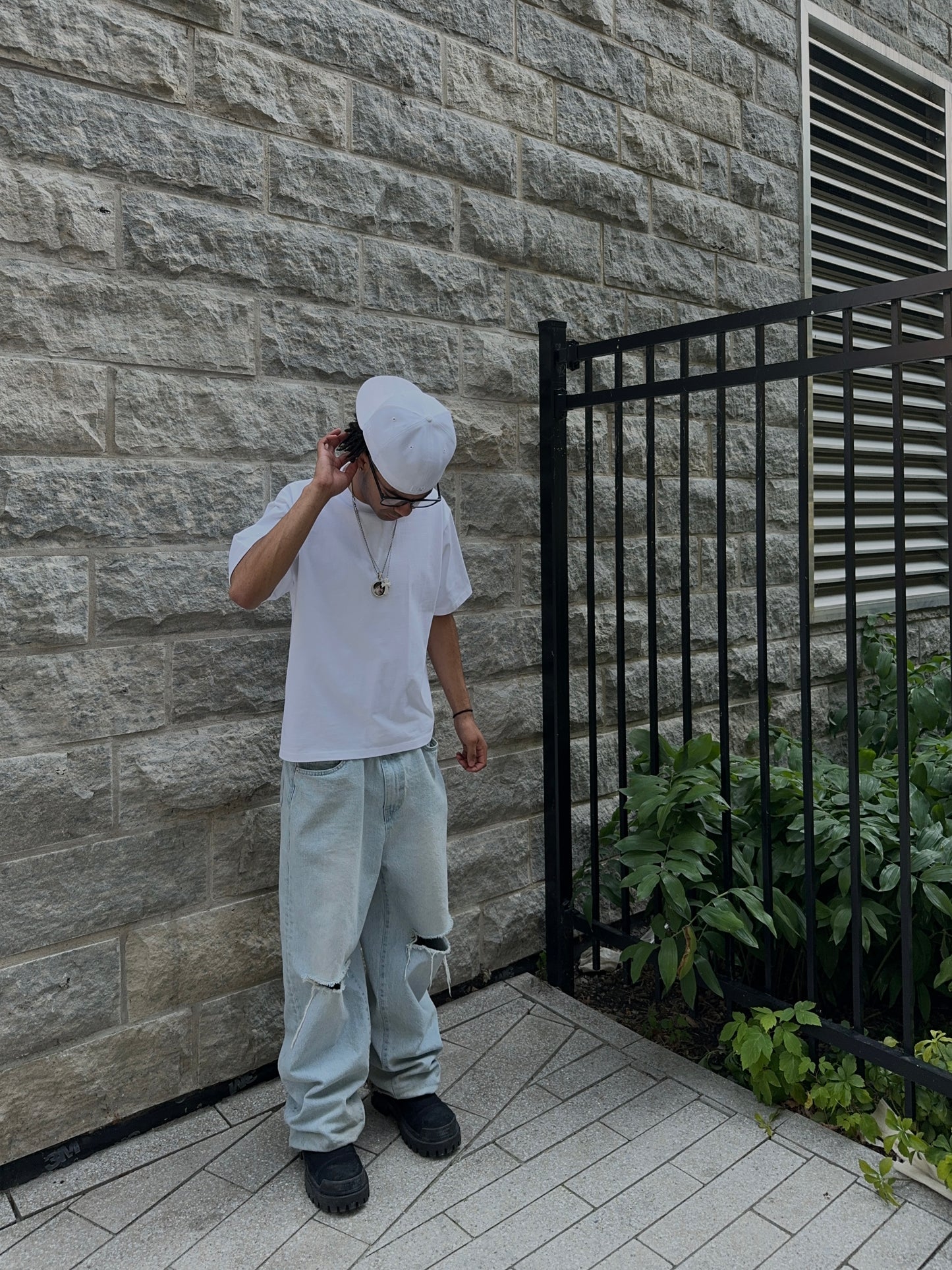 Crop t-shirt Blanc