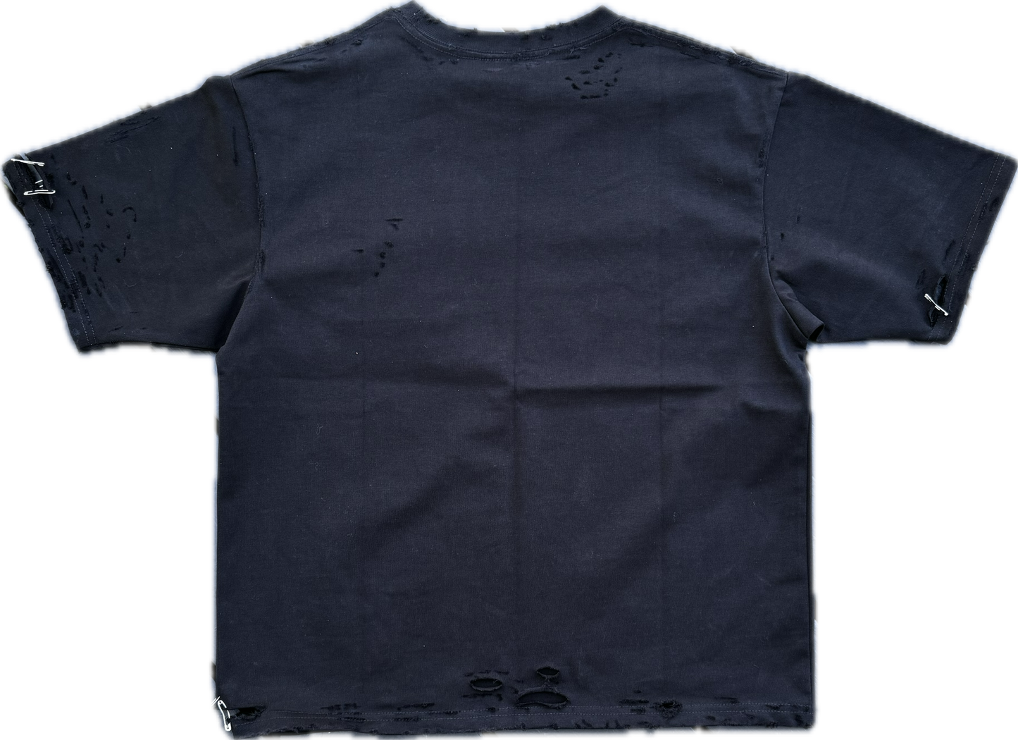 Distressed Pocket Tee Noir