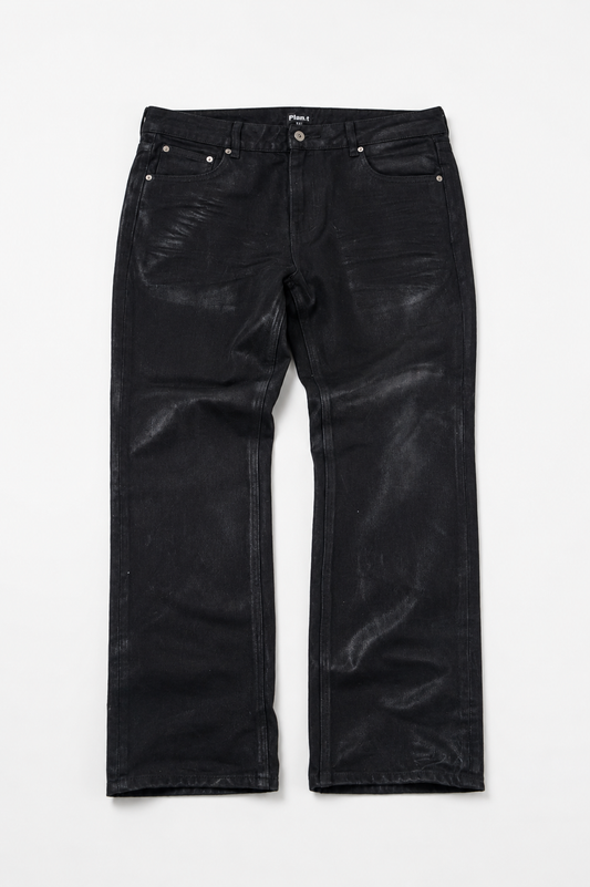 Waxed Denim Straight fit