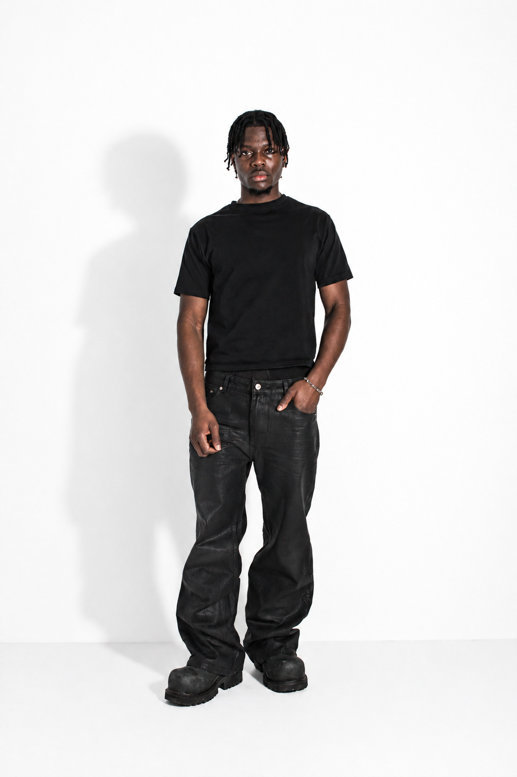 Waxed Denim Bootcut