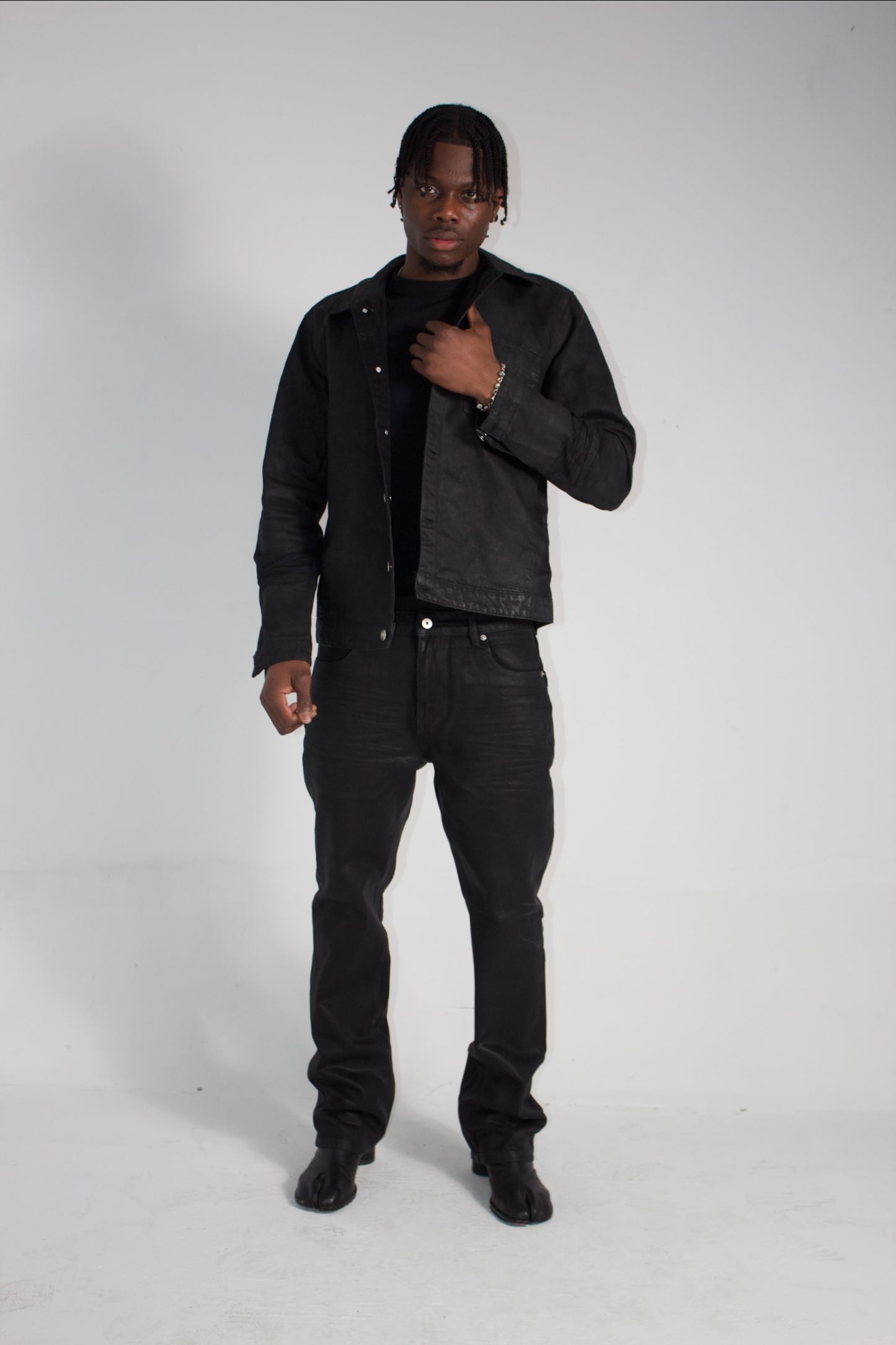 Waxed Denim Straight fit